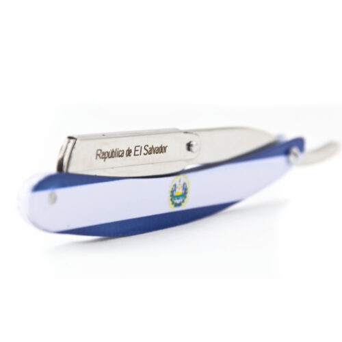 flag razor el salvador close up