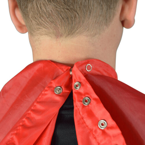 royal red cape neck snaps