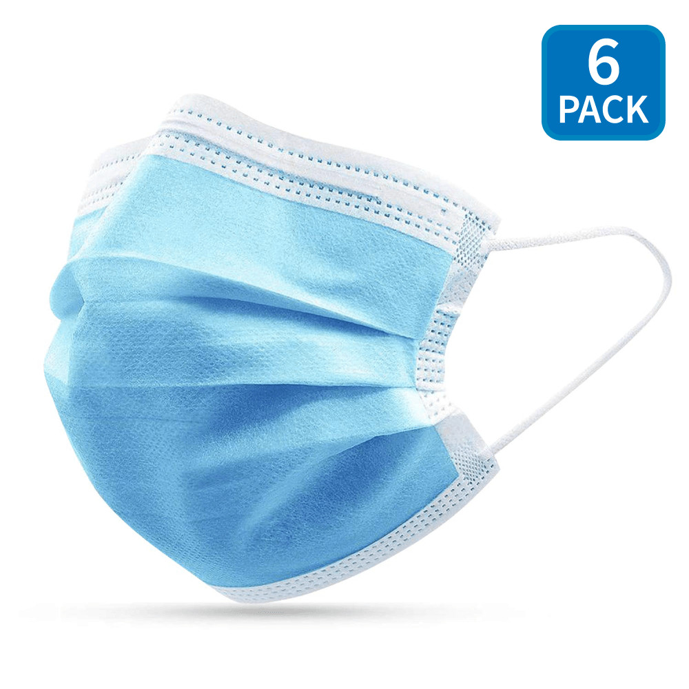 3 ply mask 6 pack