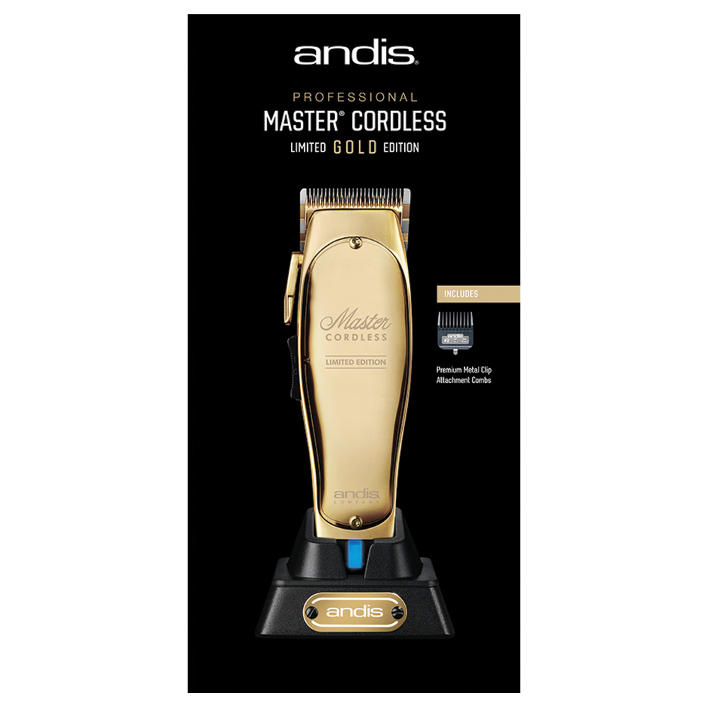 Andis Master Cordless Limited Edition Gold - Image 4