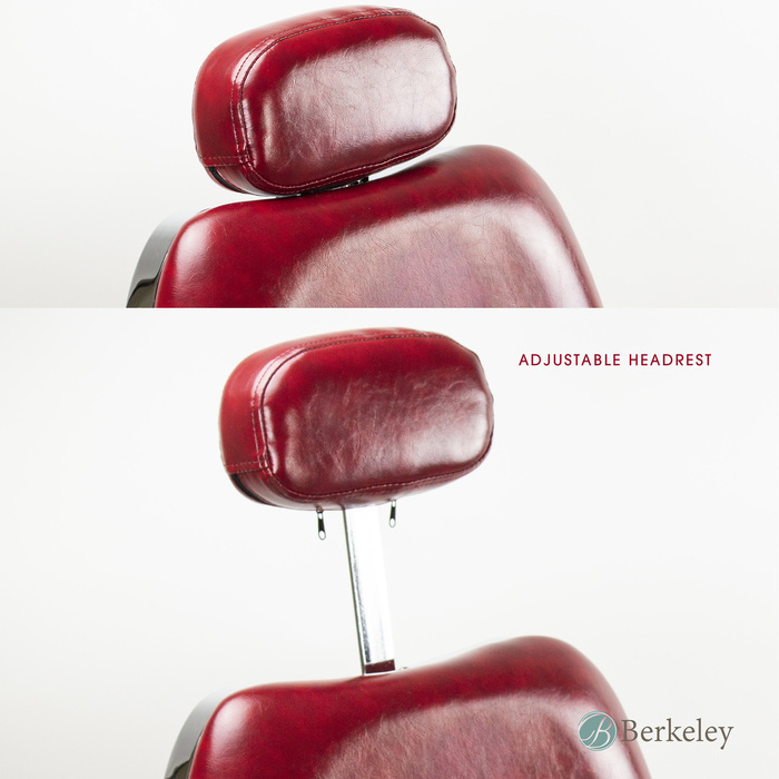 The Roosevelt Barber Chair Crimson - Image 4