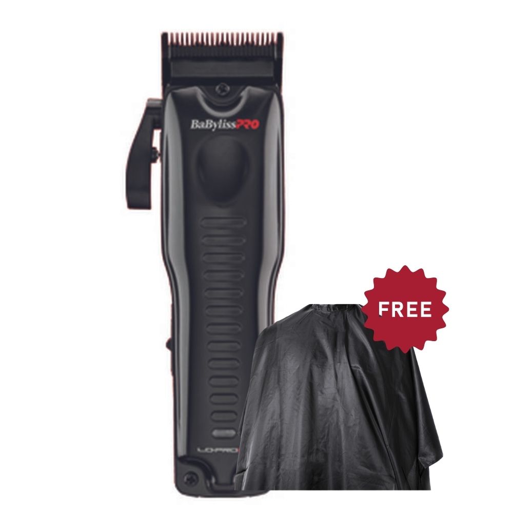 BaByliss Pro LO-PRO FX Clipper FX825 FREE CAPE WITH PURCHASE